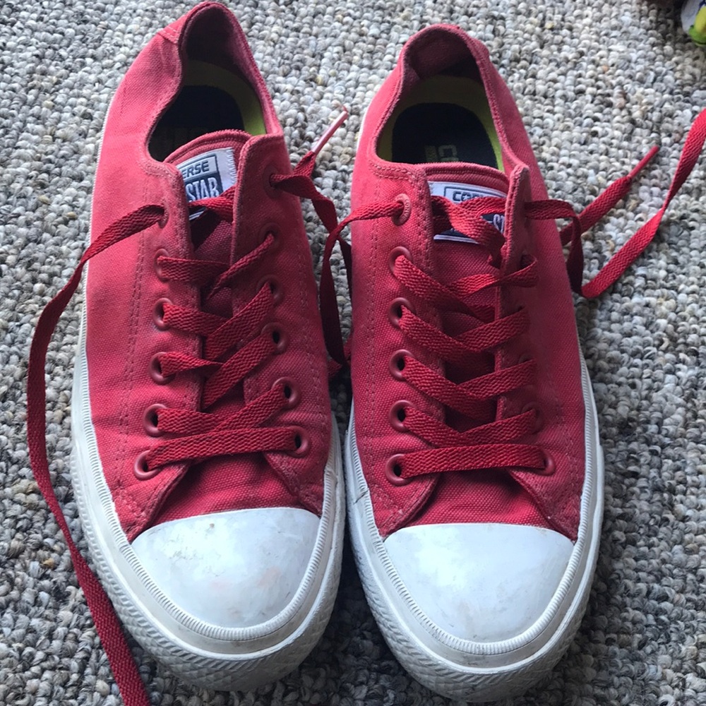 Red lunarlon converse chuck Taylor
